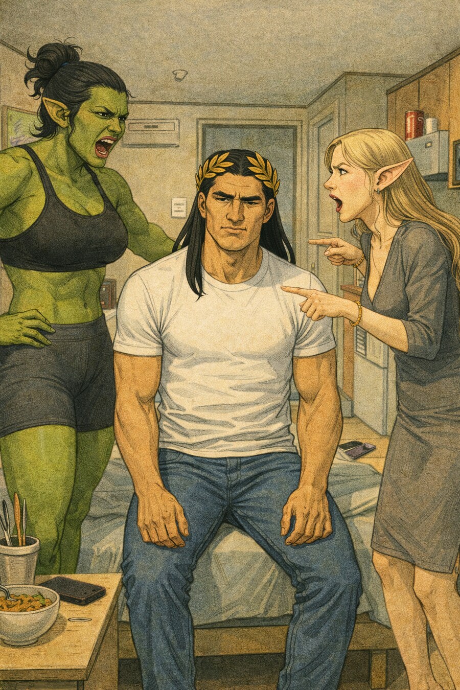 AI) 고달픈 외노자청년을 괴롭히는 웬수같은 룸메이트와 집주인_1.png