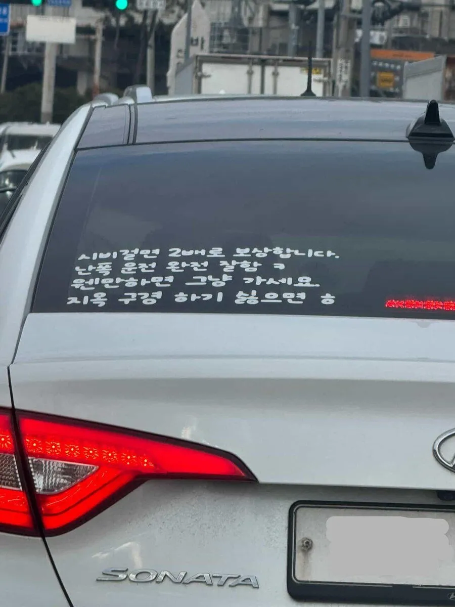 경기도에 나타난 소나타 후방문구 근황_1.webp
