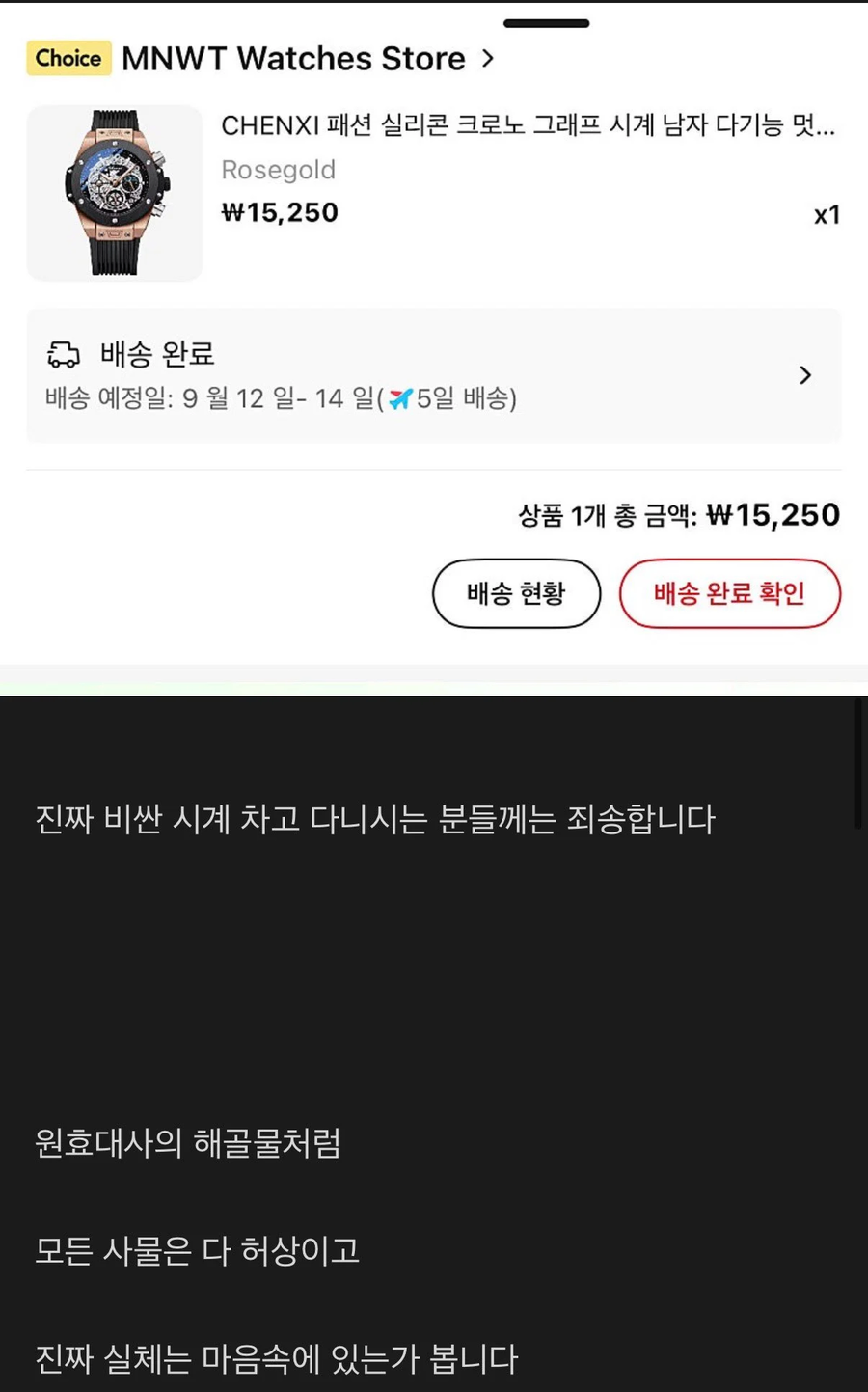 억대 수익 인증 올리던 주식카페 유저의 시계자랑.._4.webp