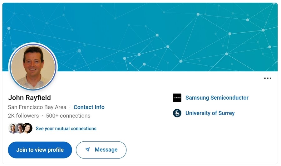 삼성 SARC, 전 인텔 및 AMD 임원출신 존 레이필드 영입_1.jpg