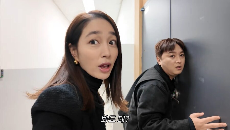 오랜만에 모교에 놀러간 이민정과 황제성_5.png