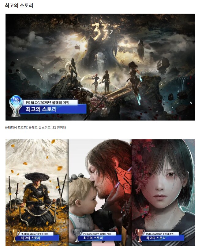2025년 PS블로그 올해의 게임상 수상작 발표_3.png