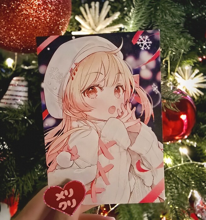 버튜버) 코미케에서 곰지마마가 준다는 카나데카드_1.jpg