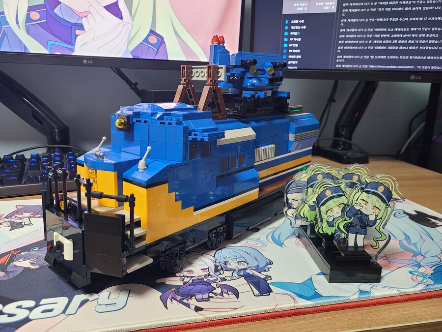 철도가키 기차 블럭 완성했습니다_1.jpg