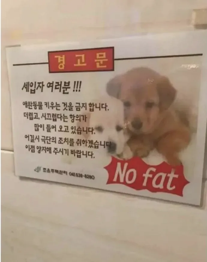 세입자들에게 경고문 올린 집주인 .jpg_1.webp