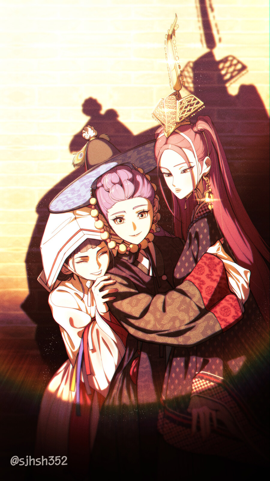 (케이팝) 한복 입은 헌트릭스를 그려봄_1.jpg