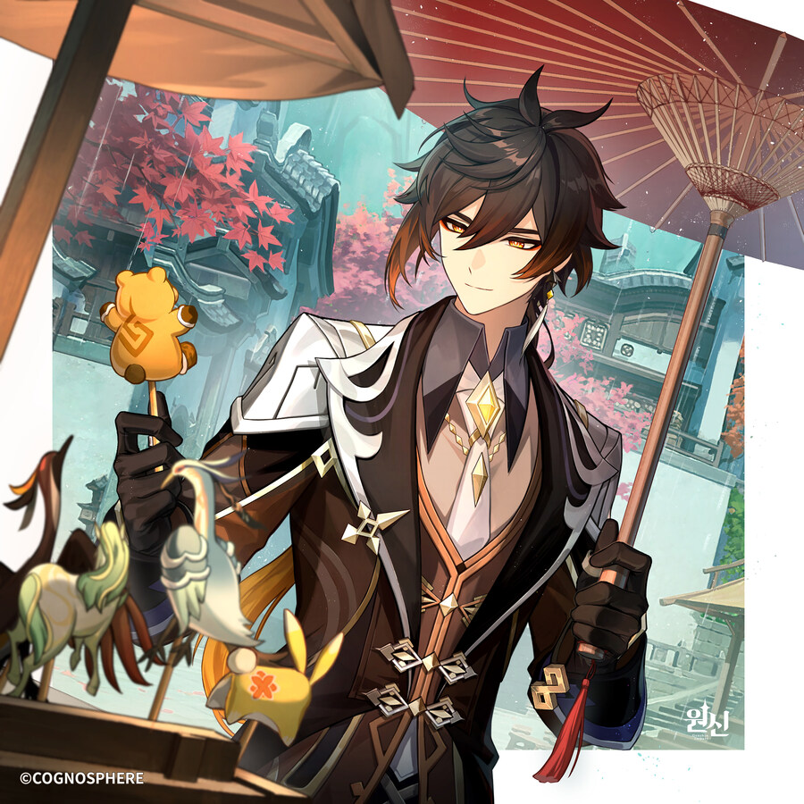 원신｜「네 번째 달」 버전 특별 방송 예고, 종려 생일 일러스트_1.jpg