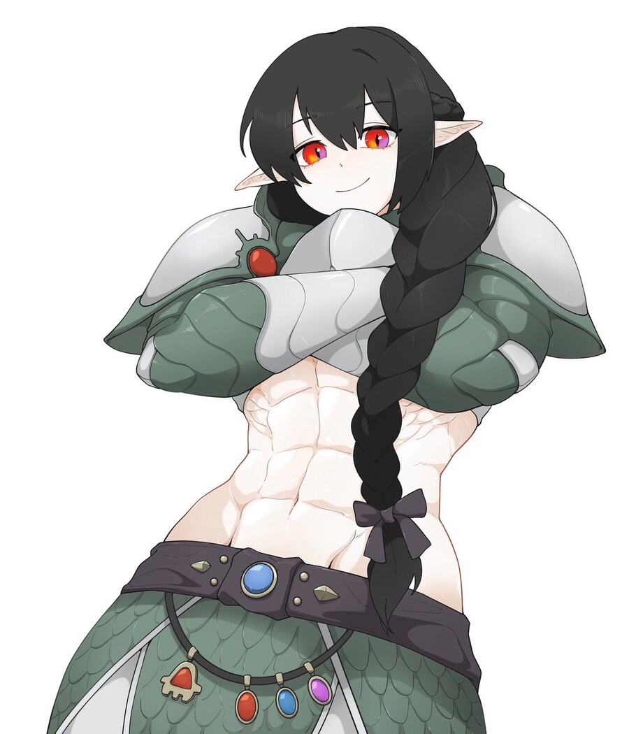 (워해머)(ㅇㅎ) 엘다씨 복근vs엘다녀 등근육_1.jpg