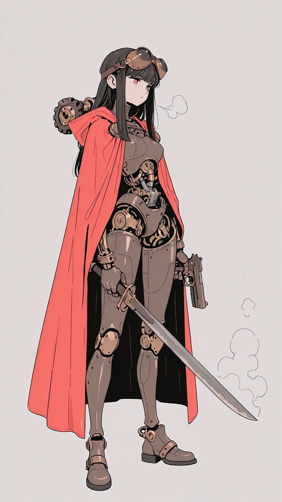 AI) 스팀 펑크 기계소녀 일러스트_4.png