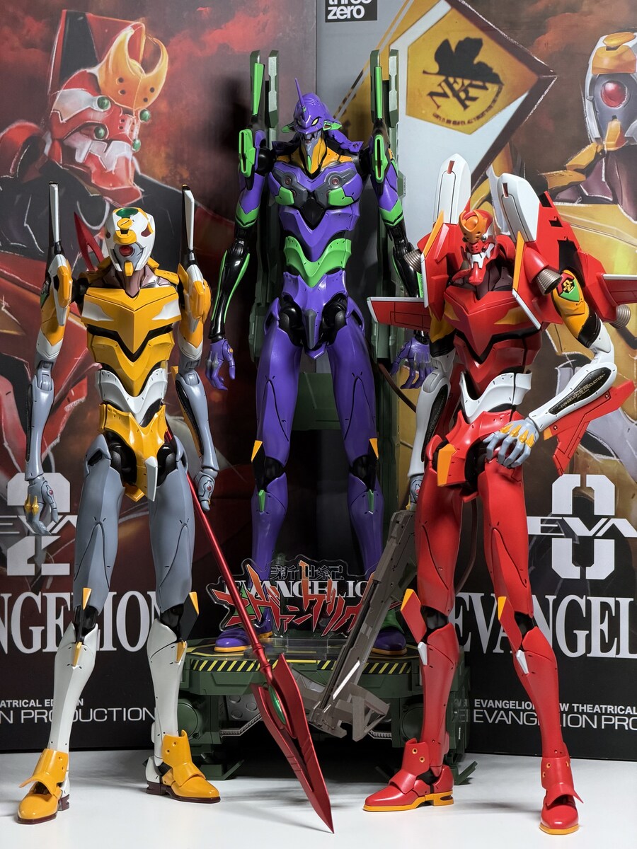 쓰리제로 에반게리온 세트 데려왔습니다._1.jpg
