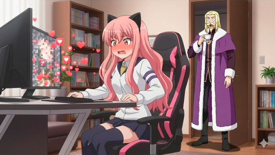 Ya동 보다가 아빠한테 들킨 딸_1.jpg