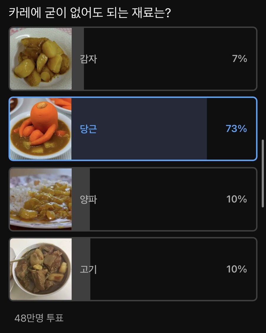 48만명이 투표한 카레에 굳이 없어도 되는 재료_1.jpg