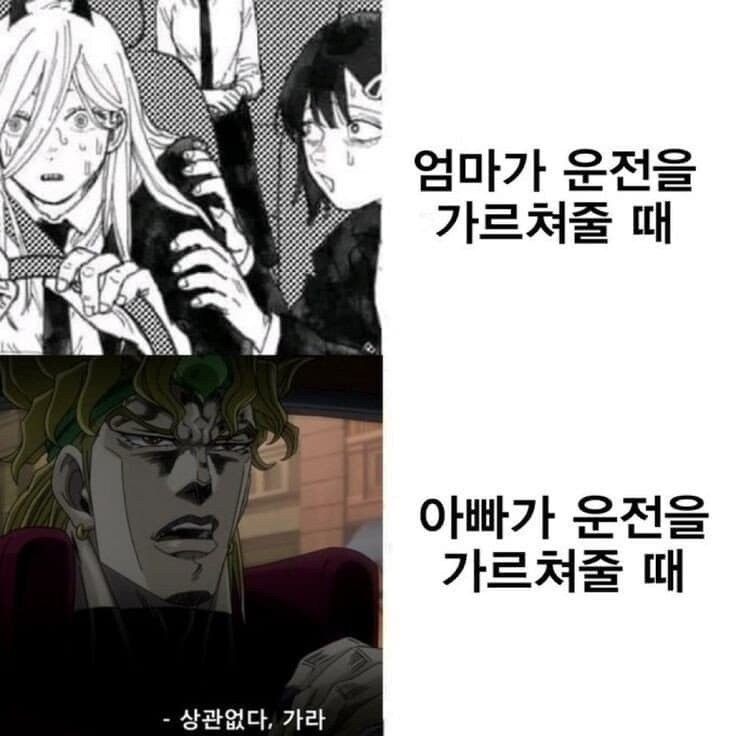운전 가르쳐줄때 엄빠 차이_1.jpg