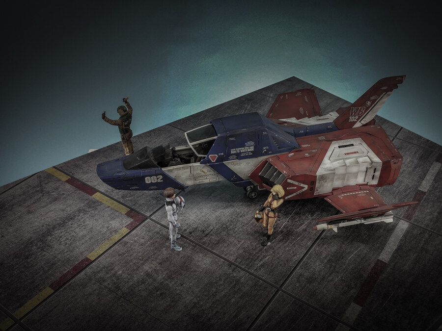 프라모델이 살아 움직인다? 1/35 코어파이터 공중전 및 적기 격추 미션_11.jpg