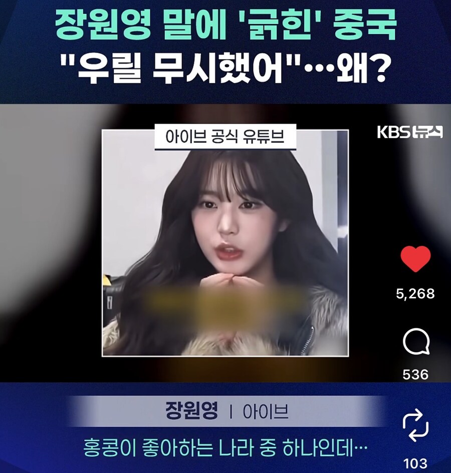 장원영이 홍콩이 좋아하는 나라 라고 발언한거 자체는 사실이네_1.jpg