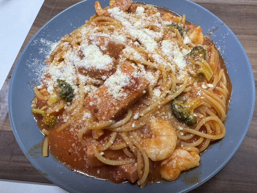 만들어 먹은 토마토 파스타~~~_1.jpg