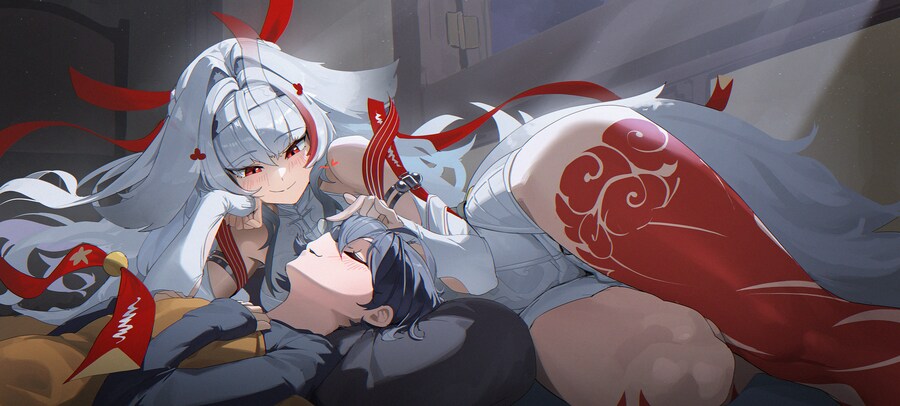 (젠레스) 벨 자는 모습 지켜보는 어둡나_1.png