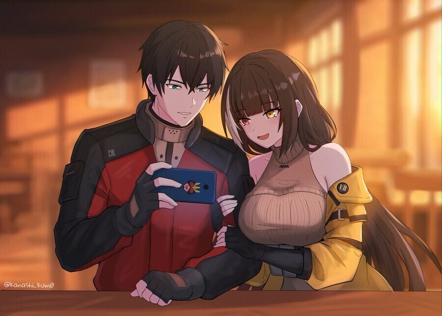 [소녀전선2] 지휘관과 로벨라_1.jpg