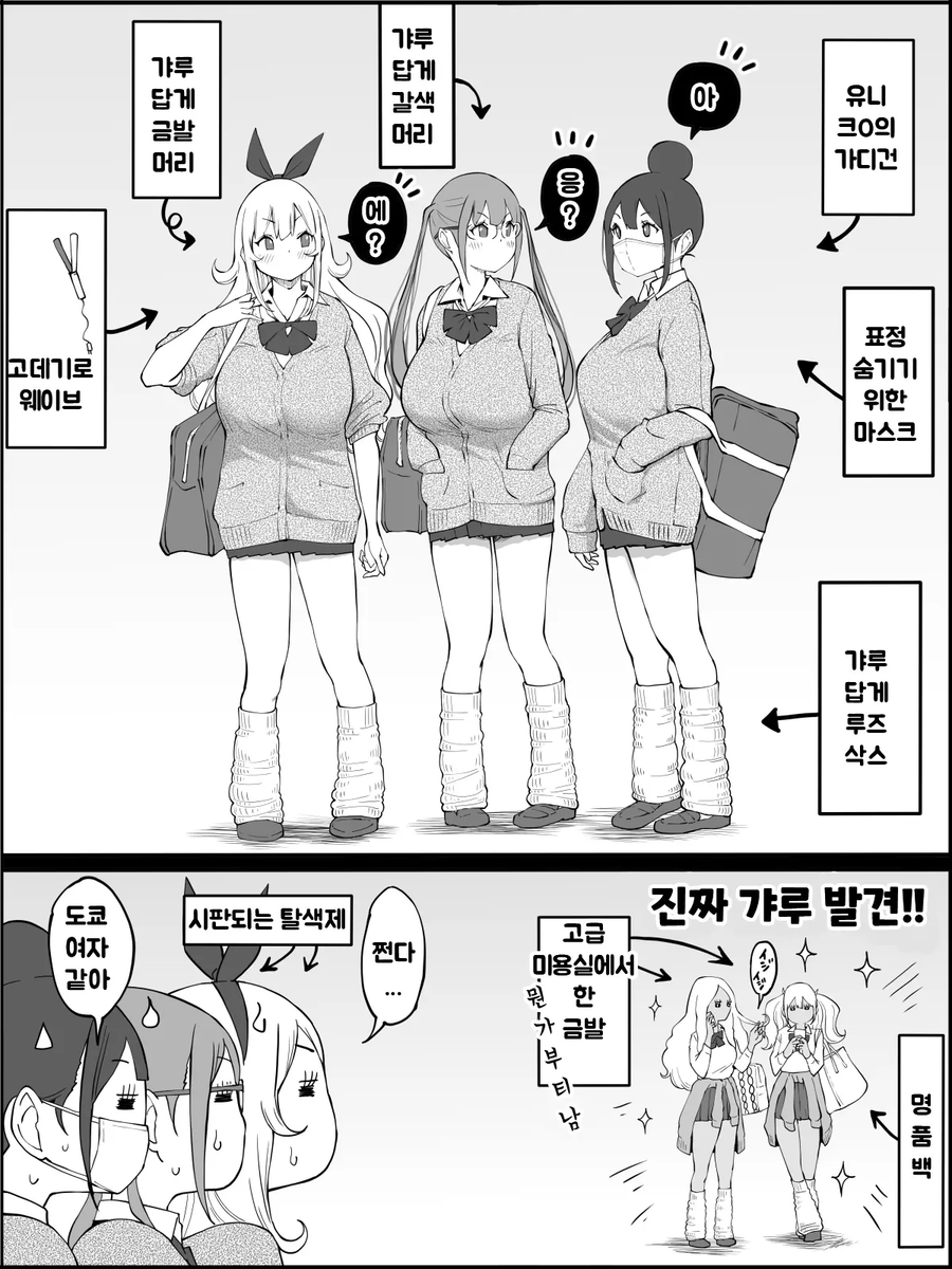 요즘 럽코의 갸루들 취급.manhwa_13.webp