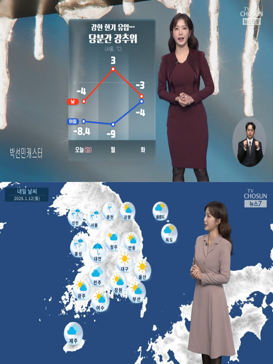 내일, 아침 서울 영하 9도(중부 눈 또는 비, 당분간 강추위)_9.jpg