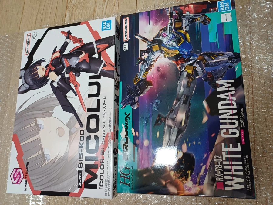프라) 신제품 hg 하얀 건담, 30ms 미코루루 도착_1.webp