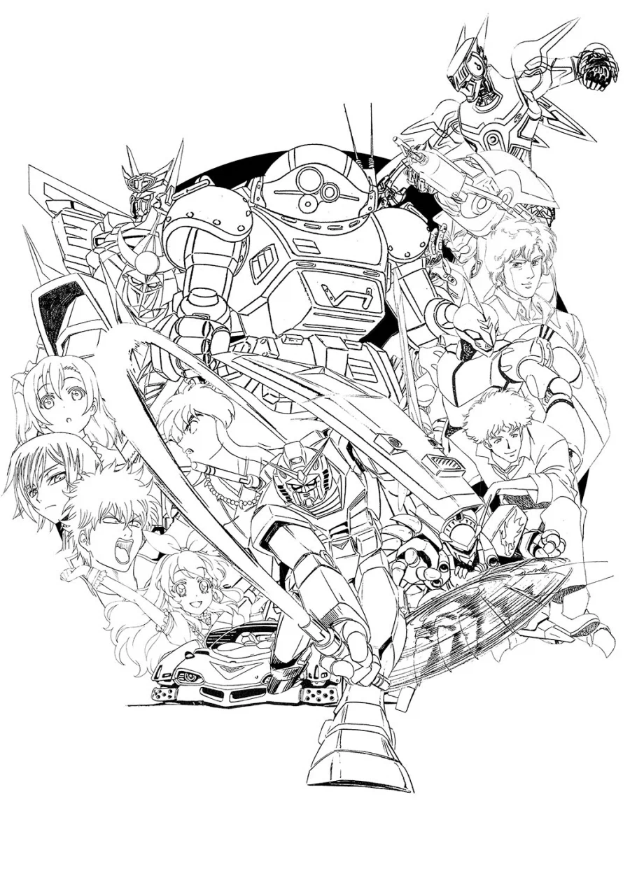 선라이즈 50주년 비주얼 및 기획시동