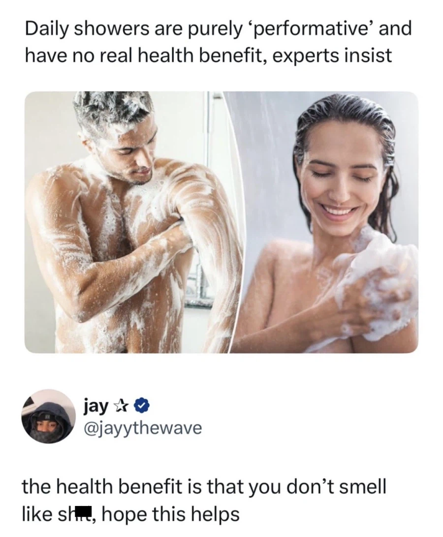 매일 샤워하는건 건강에 좋은건 아니라는 전문가 의견에 대한 일침.JPG_1.webp
