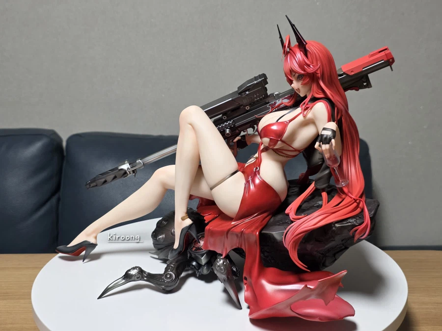 승리의 여신 니케 레드후드 넌센스레드 버전 디럭스판 하비사쿠라 1/4 피규어_7.webp