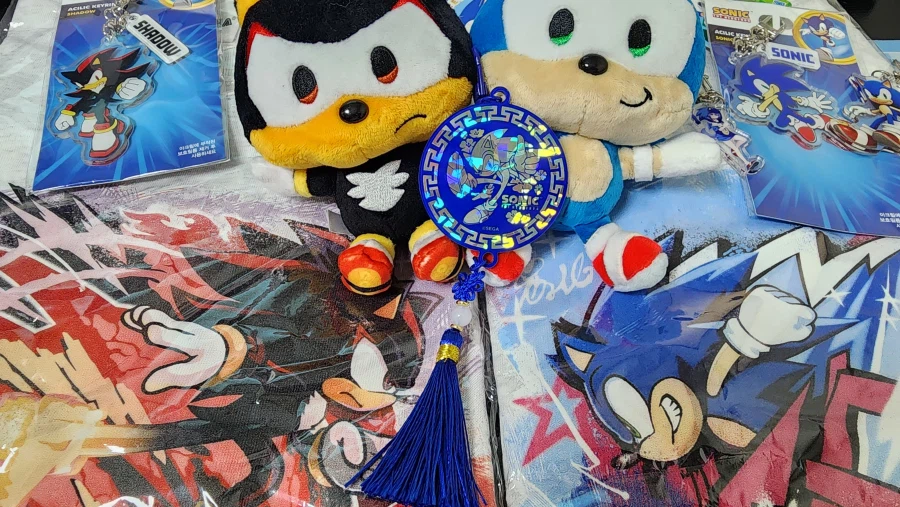 소닉) 한국 한정 소닉 자개 아크릴 키링_4.webp