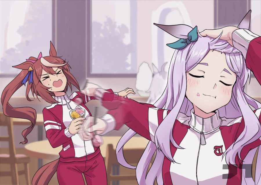 [말딸] 테이오의 아이스크림을 먹는 맥퀸_1.webp