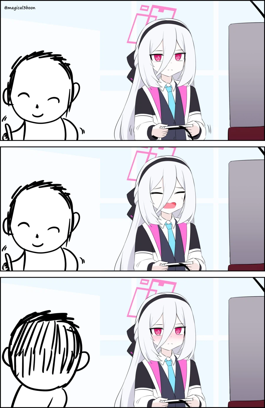 블루아카) 케이는 게임 못하는 설정이면 좋겠다_1.webp