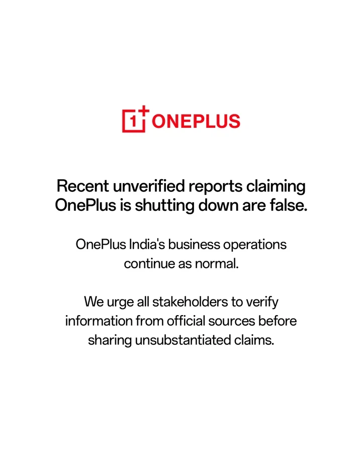 OnePlus, 해체 루머를 가짜 뉴스로 일축_1.webp