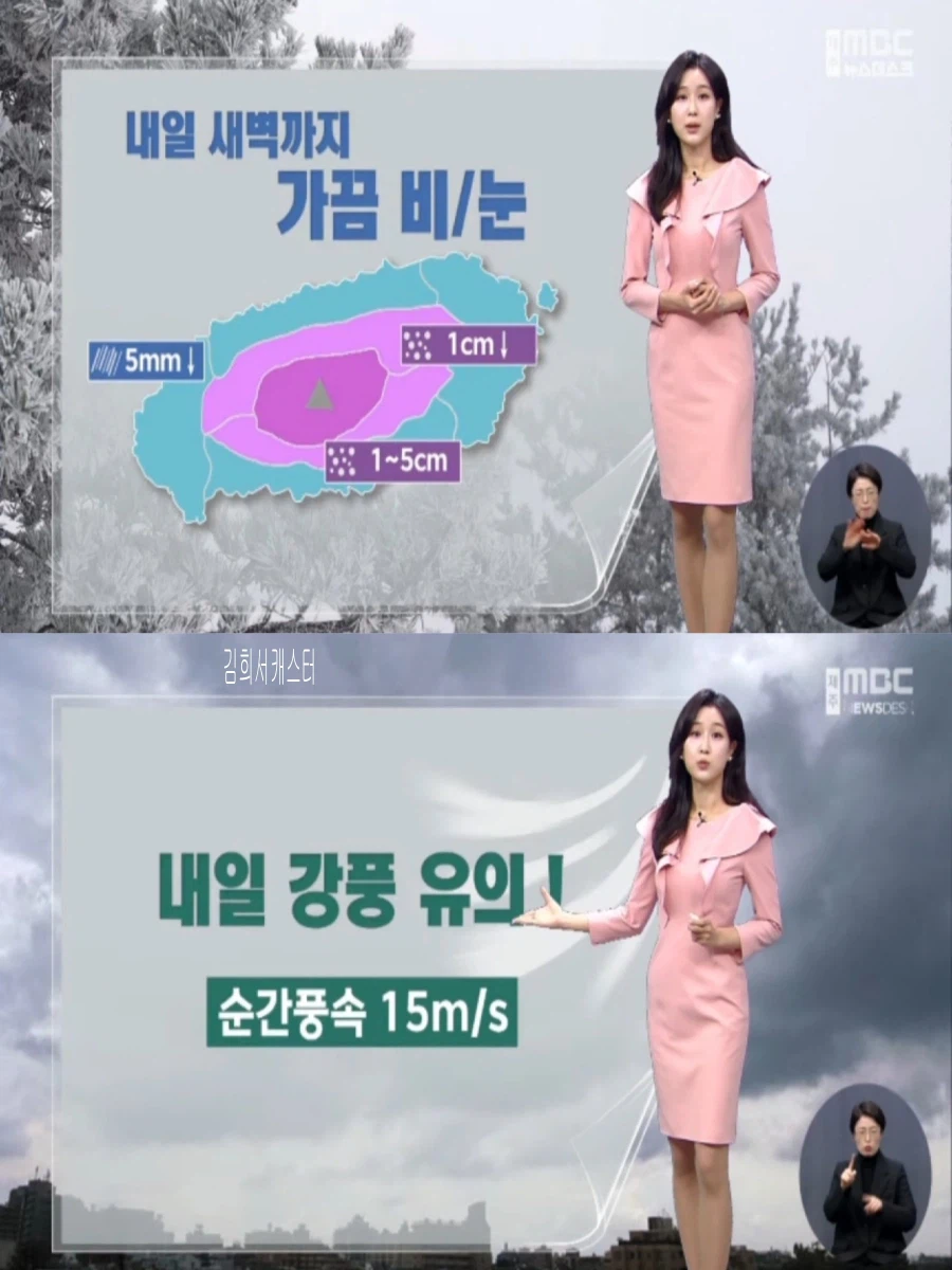 주말까지 최강 한파 계속(강한 바람 주의, 새벽에 눈 그쳐)_13.webp