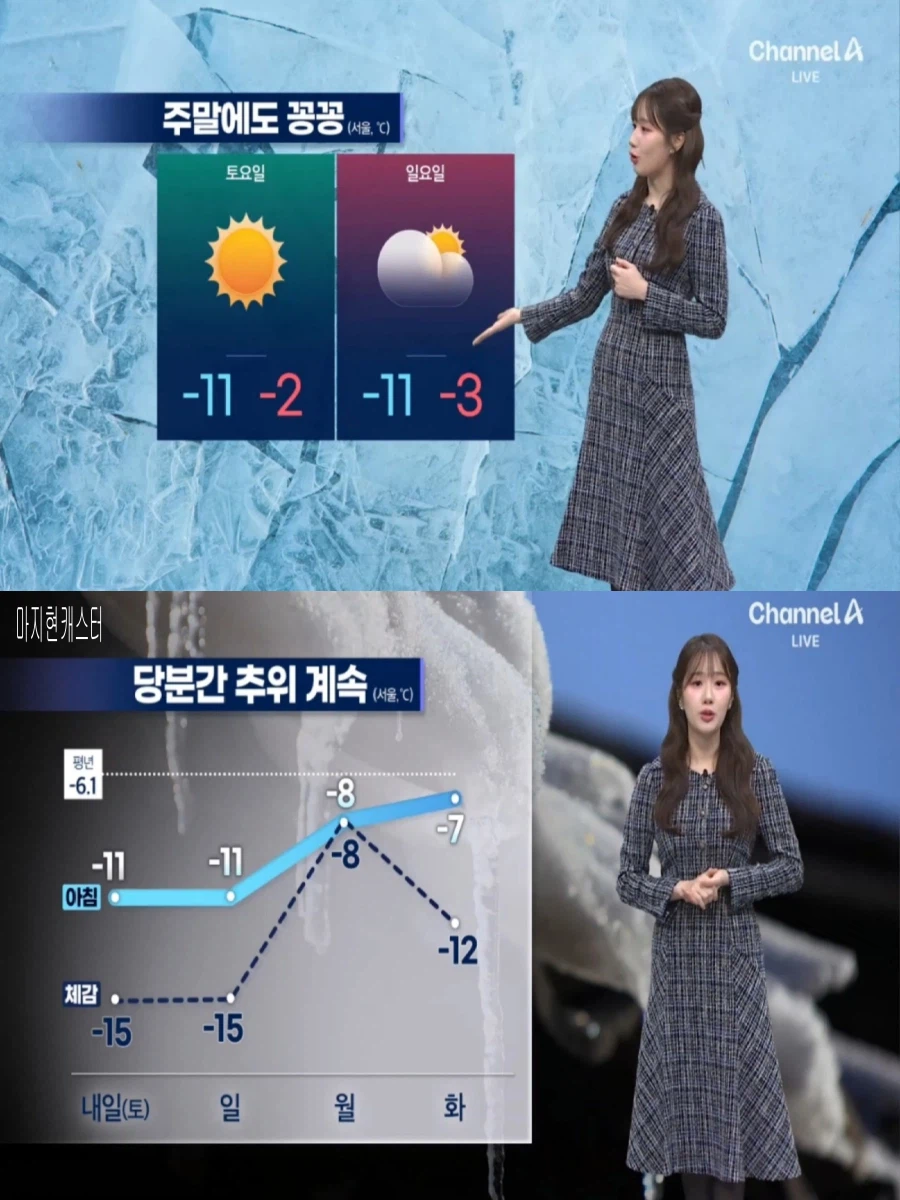 주말까지 최강 한파 계속(강한 바람 주의, 새벽에 눈 그쳐)_22.webp