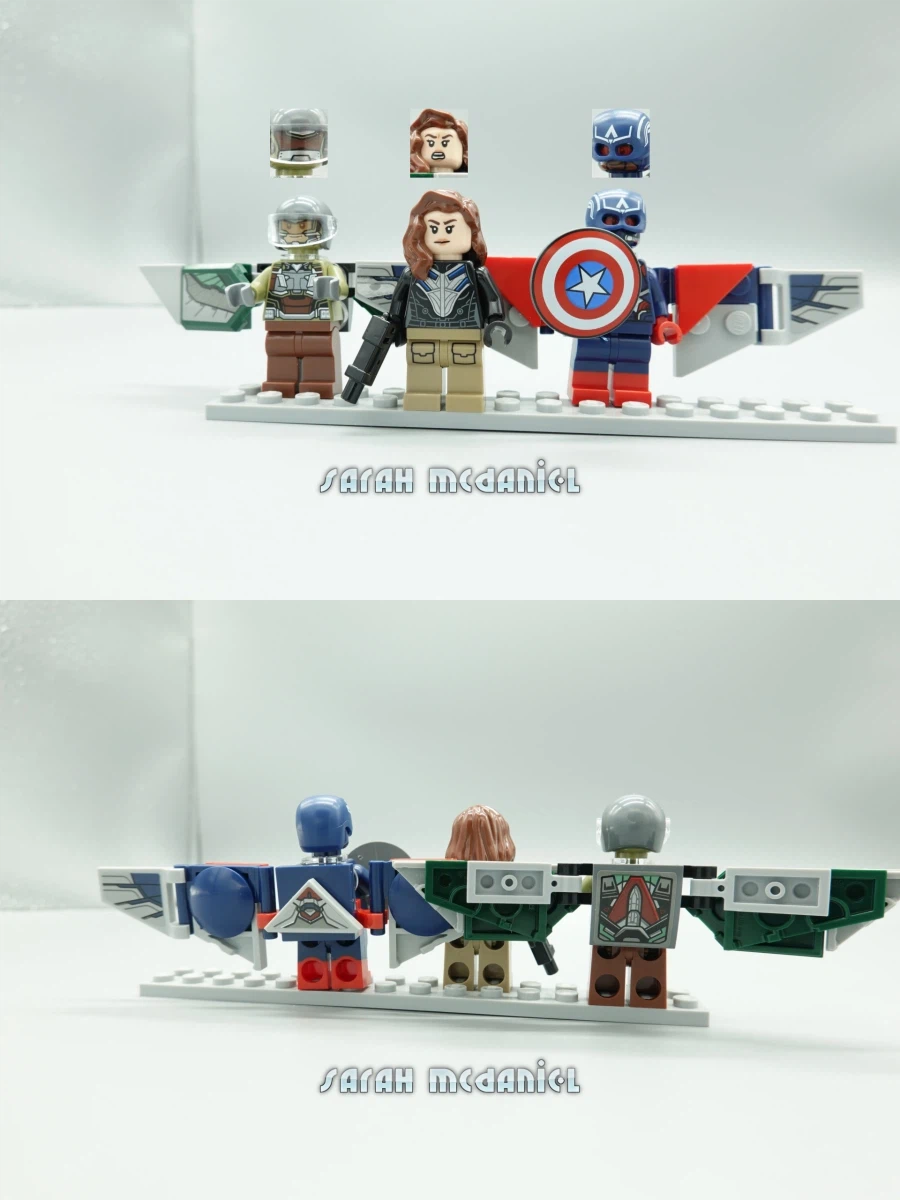 [마블] 76292 캡틴 아메리카 대 레드 헐크의 대결_2.webp