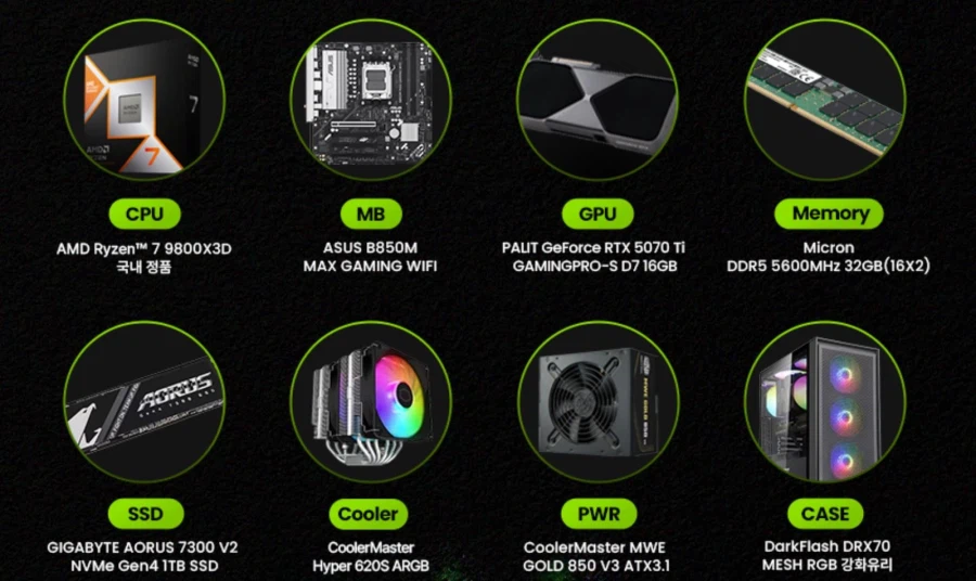 [지마켓]9800X3D+B850M WIFI+5070ti완본체(309만원대/특정카드_2.webp