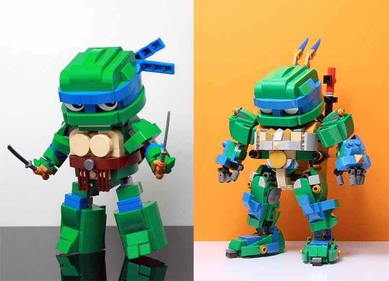 레고로 만든 닌자거북이(창작)_1.webp