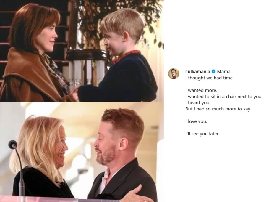 맥컬리 컬킨, 캐서린 오하라를 추모하는 글 게시_1.webp