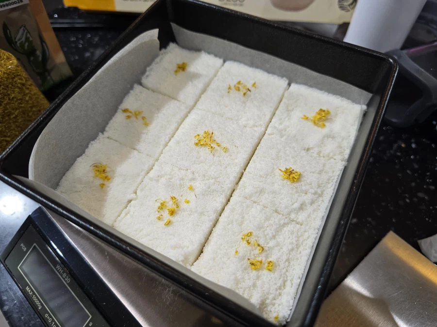 젠레스 존 제로에 나오는 계화떡을 만들어 봤습니다. 그런데 상당히 힘들었던..._13.webp