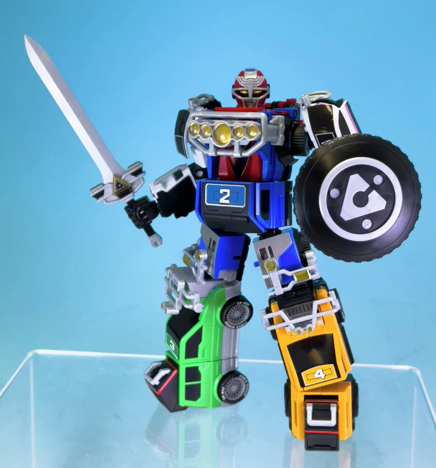 [반다이식완] SMP 격주전대 카렌쟈(카레인저) RV 로보 제품 샘플 전시 이미지_3.webp