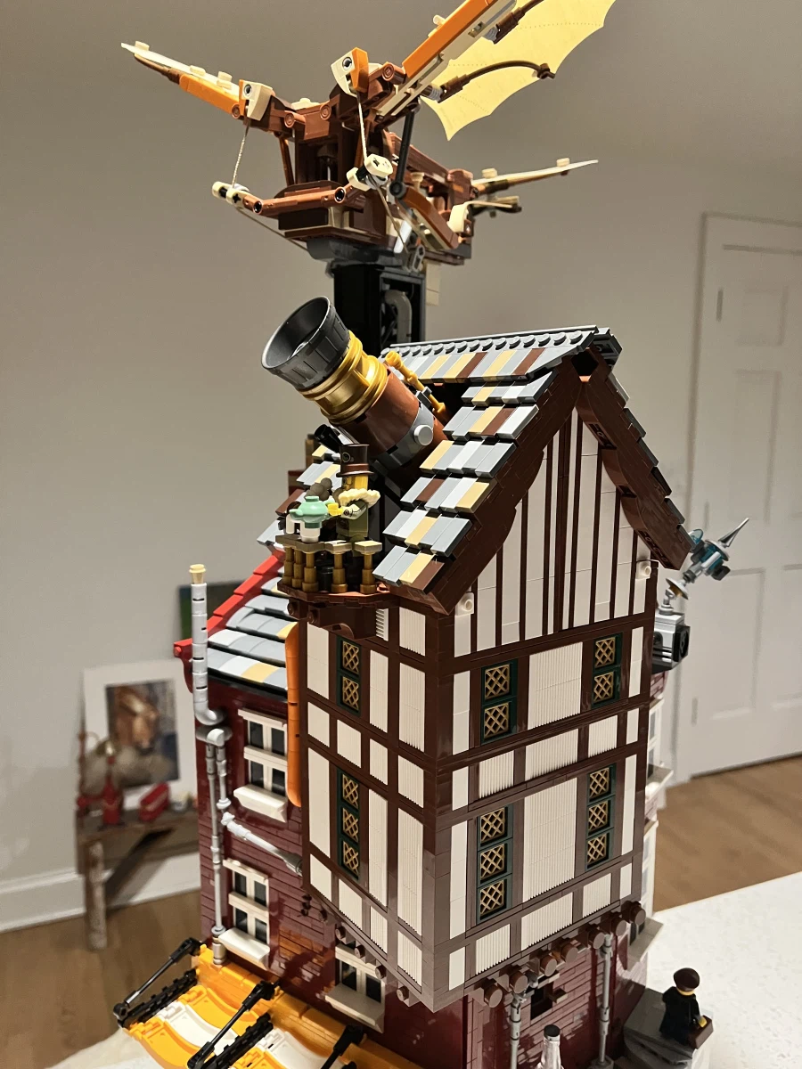 [스압] 미국 AFOL의 MOC 모듈러 - "방구석 공상가의 탑"_13.webp