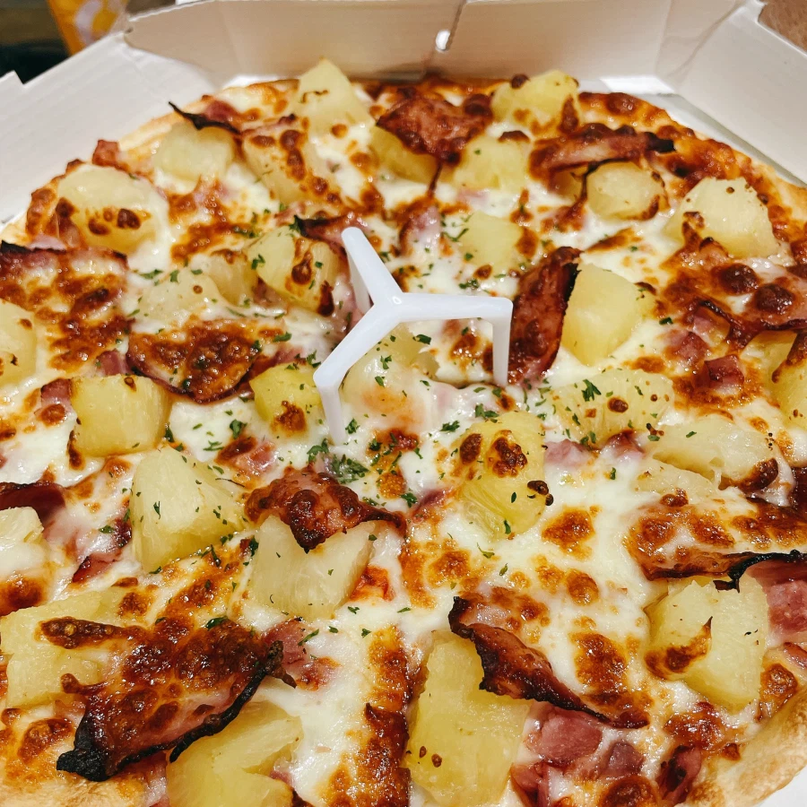 돼억시니) 점심에 먹은 하와이안 피자_3.webp