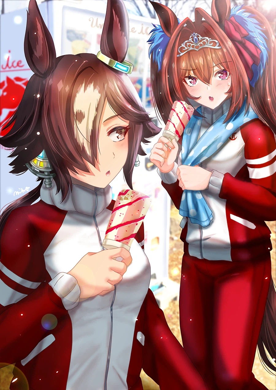 [말딸] 아이스크림 먹는 보드카와 스칼렛_1.webp