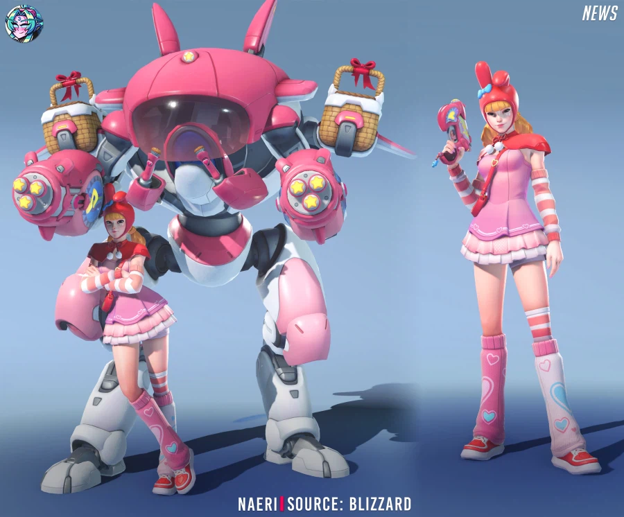 오버워치 시즌1 모든 스킨 총정리: 헬로우 키티 콜라보, 발렌타인데이 등_6.webp