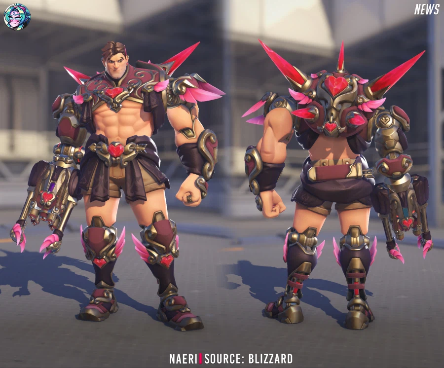 오버워치 시즌1 모든 스킨 총정리: 헬로우 키티 콜라보, 발렌타인데이 등_10.webp