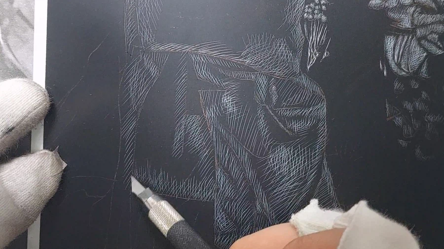 칼로 긁어서 그린 그림(feat. 테크노 여전사)_6.webp