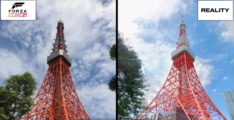 포르자 호라이즌 6 게임 / 실제 일본 비교_4.webp