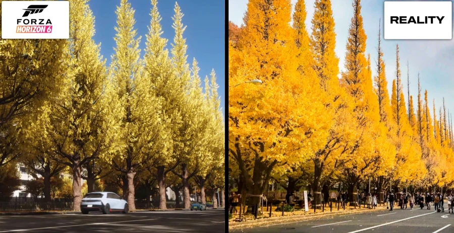 포르자 호라이즌 6 게임 / 실제 일본 비교_8.webp