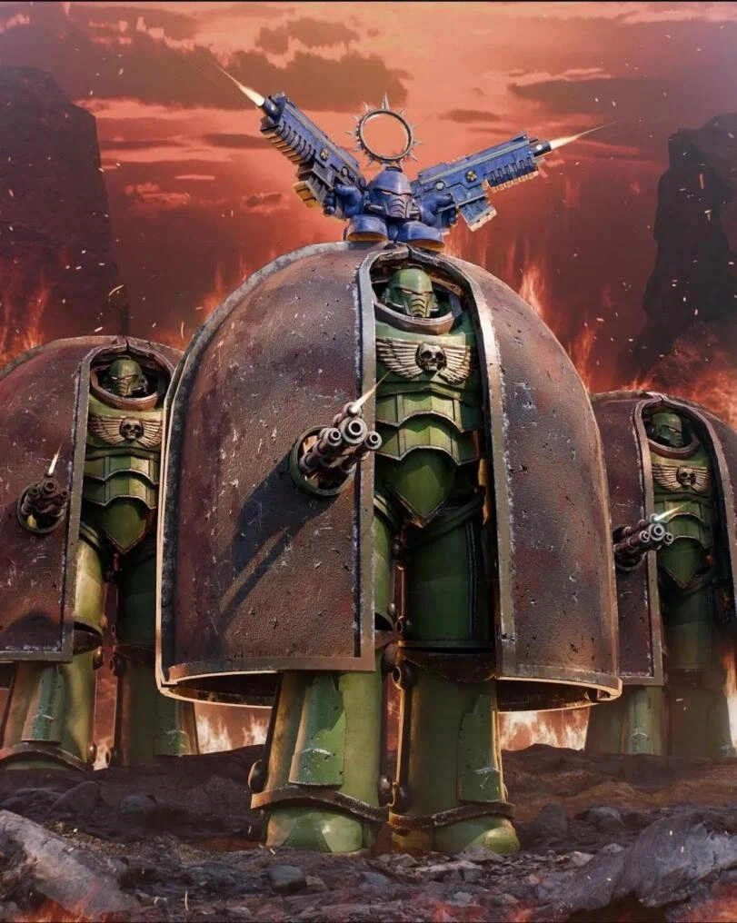 워헤머) 하이퍼SF 인 스페이스 마린이 칼질하는게 이상하다구요??_1.webp