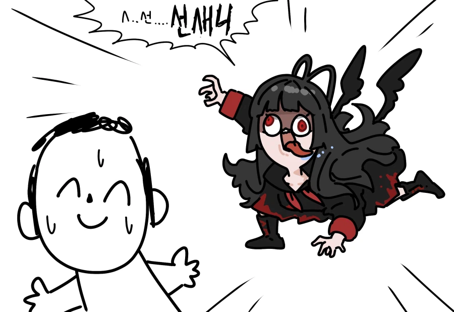 가장 훌륭한 천사를 기도하는 선생님.manhwa_3.webp